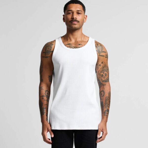 Mens Organic Rib Singlet Thumbnail