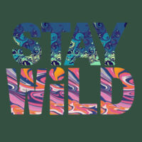 Stay Wild Swirl Unisex Kangaroo Pocket Hoodie Design