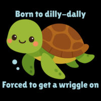 Dilly Dally Unisex Oversize Easyfit Tee Design