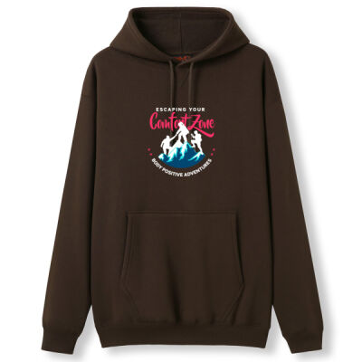 EYCZ Retro Unisex Kangaroo Pocket Hoodie Thumbnail