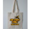 Budget Calico Tote Bag Thumbnail